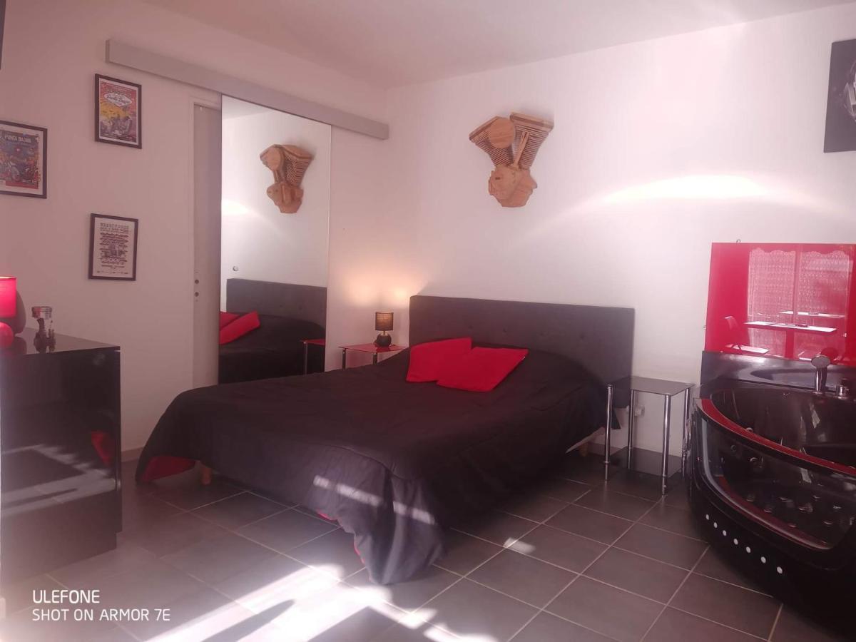 "Le Maloya" Chalets Independants -Chambre Balneo - Relais Motards 拉科讷 外观 照片