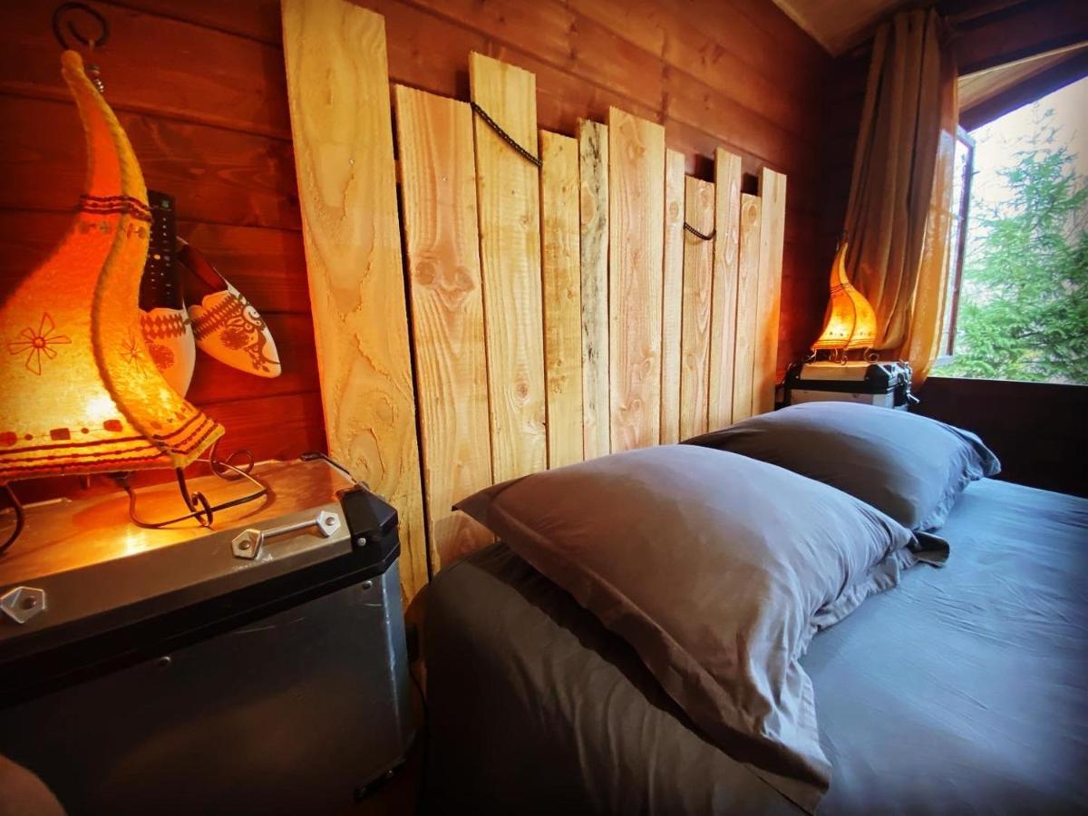 "Le Maloya" Chalets Independants -Chambre Balneo - Relais Motards 拉科讷 外观 照片